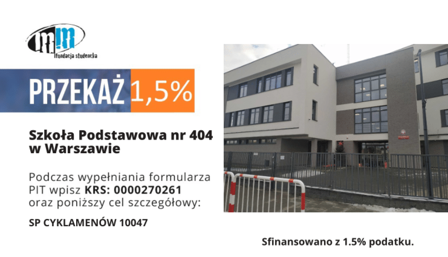 1,5% dla SP 404